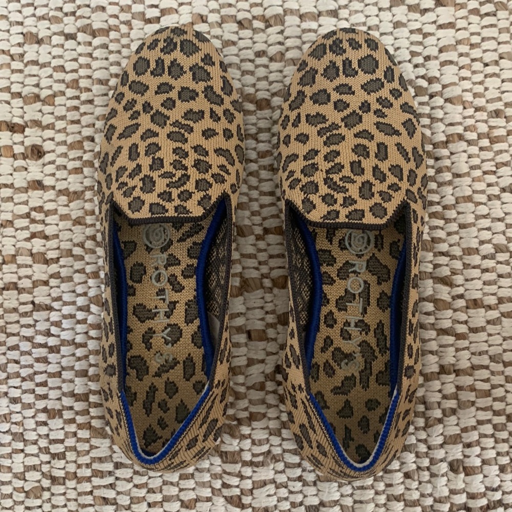 Rothy’s Leopard Loafers
